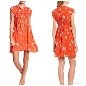 NWT Free People Greatest Day Smocked Dress Sz S